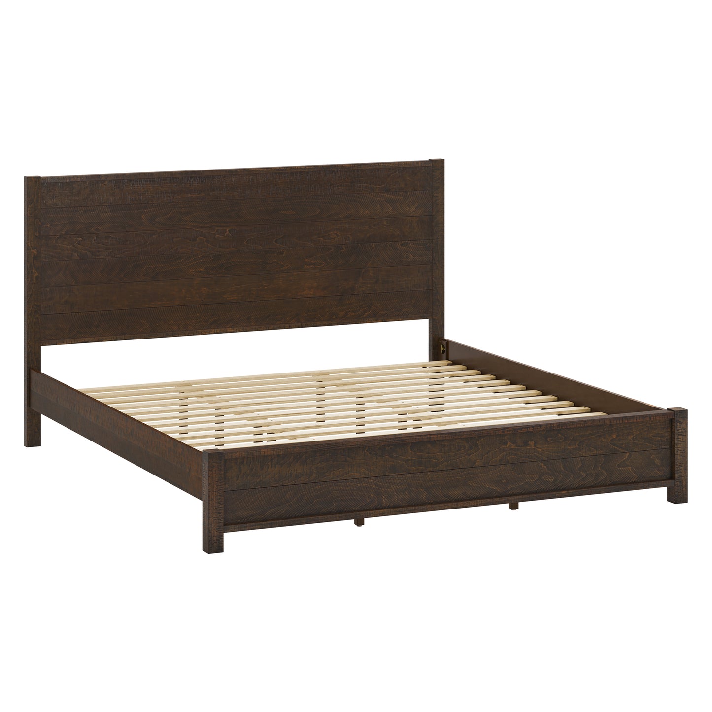 ECHO SERIES SOLID WOOD BED-QUEEN & KING
