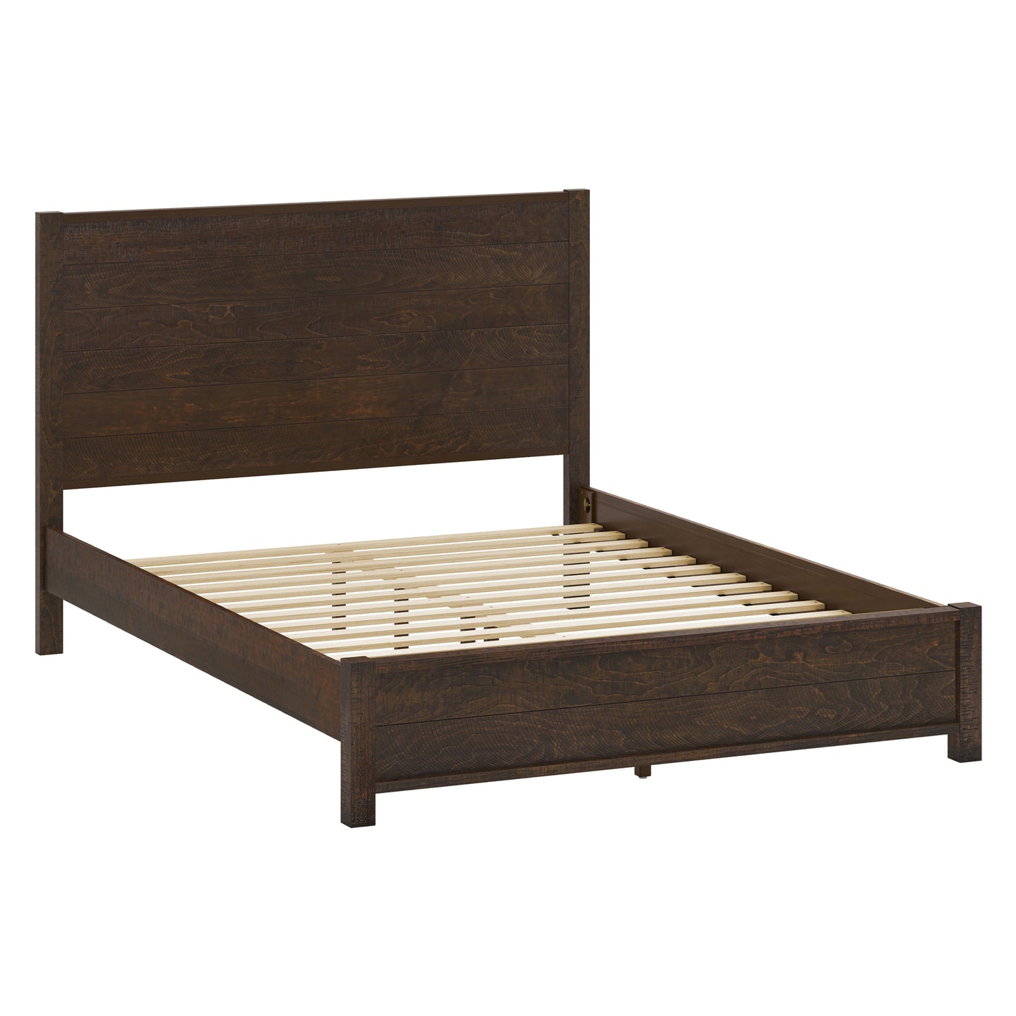 ECHO SERIES SOLID WOOD BED-QUEEN & KING