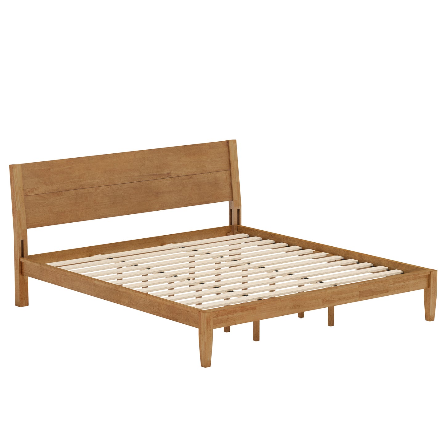 NAMI SERIES SOLID WOOD BED-QUEEN & KING