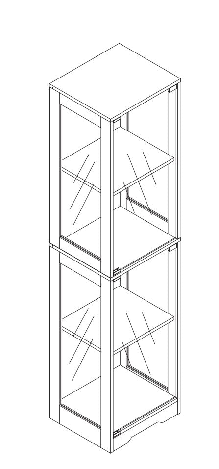 MOREFREE SERIES GLASVITRINE