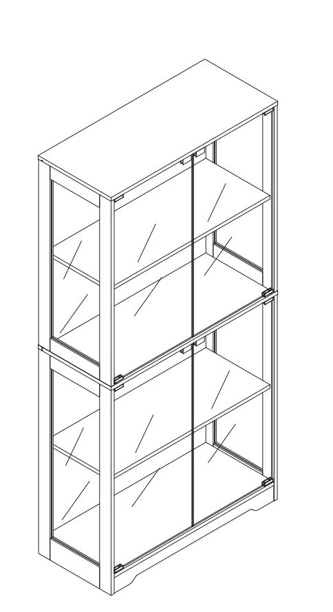 MOREFREE SERIES GLASVITRINE