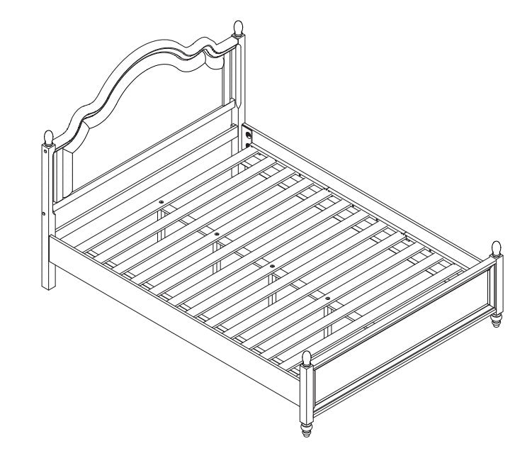 OBERT SERIES UPHOLSTERED BED-QUEEN & KING