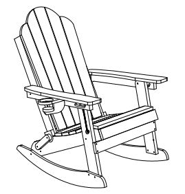 ELDA SERIES ADIRONDACK CHAIR