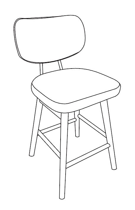 HARRIS SERIES SWIVEL BAR STOOLS
