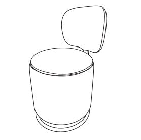 DORIS SERIES VANITY CHAIR