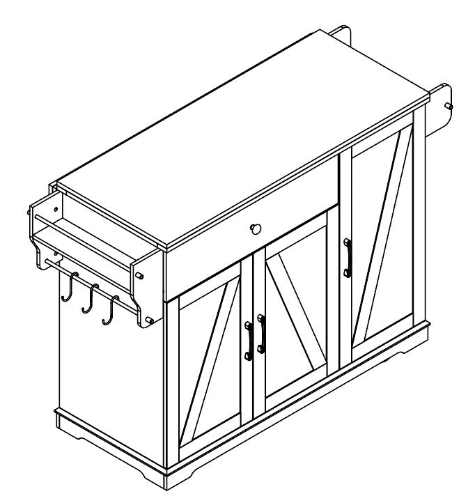 BOBBY SERIES MOBILE KITCHEN STORAGE ISLANDS
