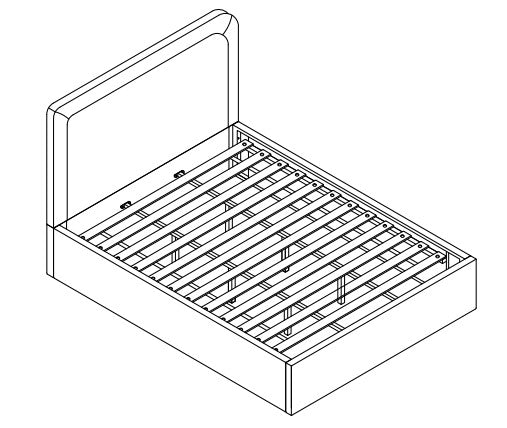 YENNEFER SERIES PLATFORM BED