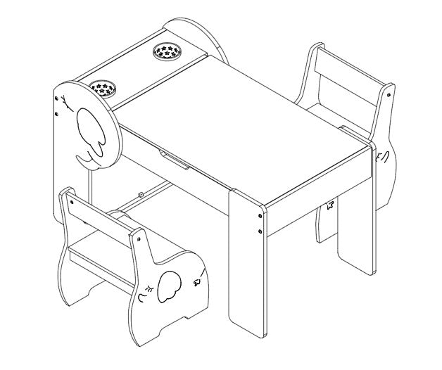 MOLLY SERIES CHILDREN'S TABLE & CHAIR SETS