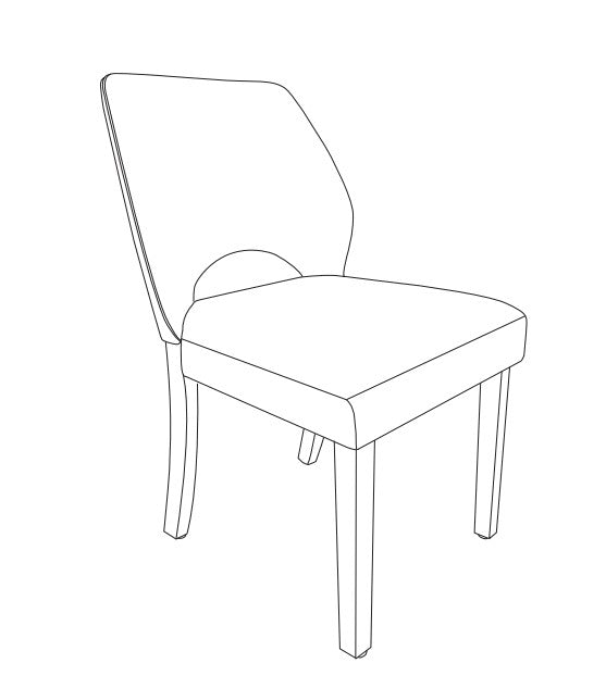 DELPHINE SERIES DINING CHAIRS