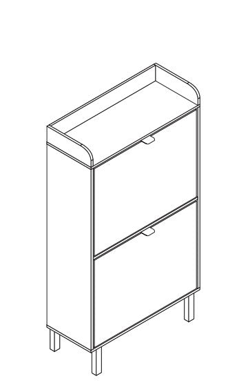 GELATONI SERIES SHOE CABINET