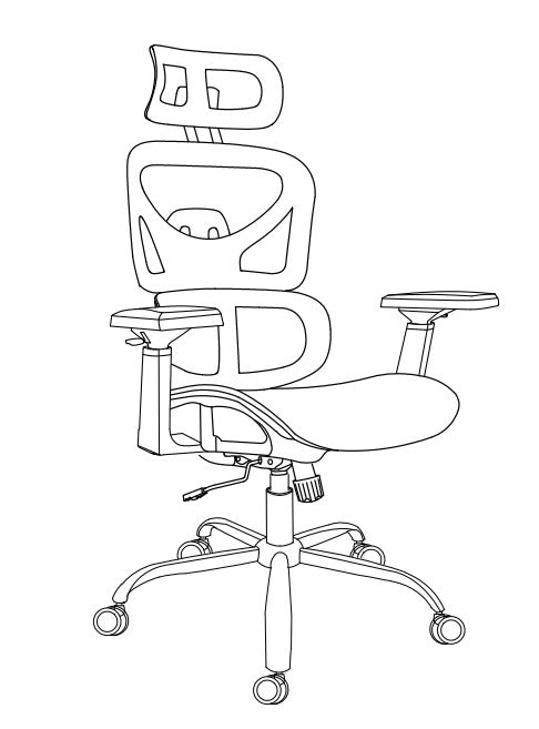 BARI SERIES HOME OFFICE DESK CHAIRS