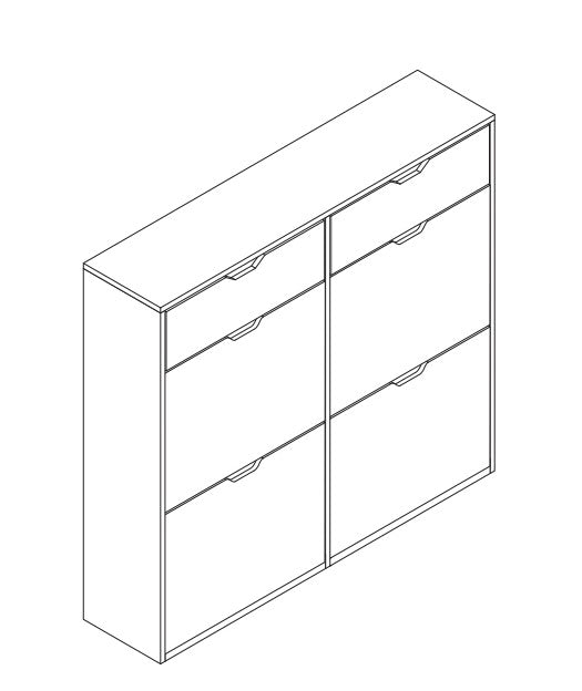 OLUMEL SERIES SHOE CABINET