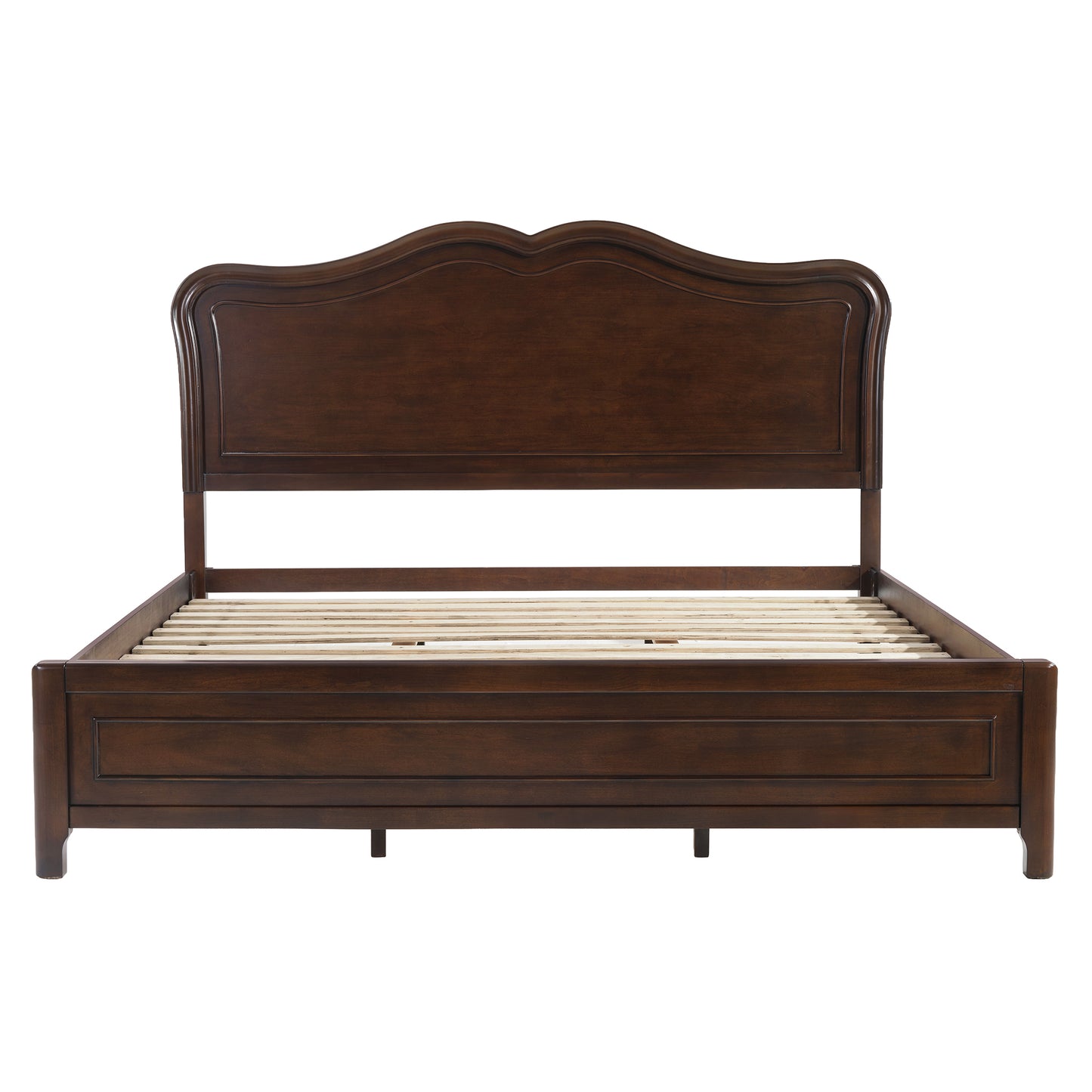 ANNALIA SERIES SOLID WOOD BED-QUEEN & KING